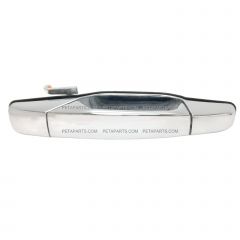 Exterior Door Handle Chrome - Passenger Side Front ( Fits: 07-13 Chevrolet Silverado 1500 2500HD 3500HD Suburban 1500 2500 Tahoe Avalanche GMC Sierra 1500 2500HD 3500HD Yukon XL1500 XL2500 Escalade )