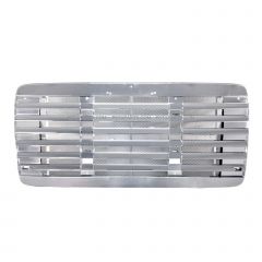 Grille Chrome with Bug Mesh ( Fits: 1991 - 2004 Freightliner FL 50 60 70 80 106 112 )