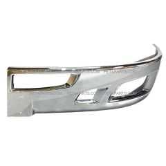 Bumper End Chrome Plastic with Fog Light Hole - Driver Side (Fit: 2008-2018 kenworth T660)
