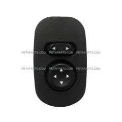 Heavy Duty Power Mirror Switch with Amber Back Light 2209205C1 - Driver Side ( Fits: 1990 - 2016 International Trucks )