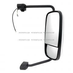Door Mirror Chrome with Arm - Passenger Side (Fit: Mack Grantie CT713 GU713 GU813 T/A CV713 CXU613)