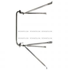 Stainless - Door Mirror Bracket Arm DOOR MOUNT - Driver Side (Fit: 1988-2010 Freightliner CLASSIC XL FLA FLB FLD112 FLD112SD FLD120 FLD120 CLASSIC FLD120SD )