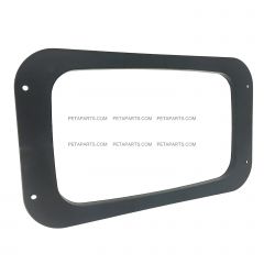 Headlight Bezel Plastic Black (Fit: 1991 - 2004 Mack RD 600 688 690S)