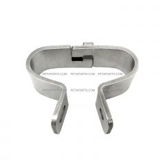 Door Mirror Arm Split Style Mounting Clamp Adjustable Stainless Steel ( Compatible with Kenworth T660 T600 T370 T270 T170 T800 T470 T440 and Various Mirror Arms )