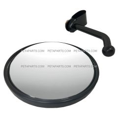 5-5/8" Round Convex Mirror with Mounting Clamp ( Universal Fit on Tractor Loader RTV UTV )