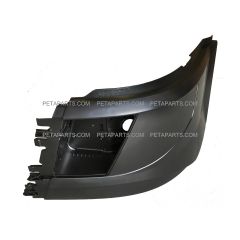 Side Bumper End with Fog Light Hole - Driver Side (Fit: Volvo VNL 2016-2017)