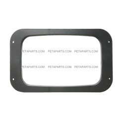 Headlight Bezel Plastic Black (Fit: 1991 - 2004 Mack RD 600 688 690S)