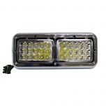 LED Headlight with Bezel - Driver Side (Fit: Kenworth T400 T600 T800 W900B W900L Classic 120/132, Peterbilt 378 379 & Western Star 4900 Trucks)