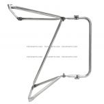 Door Mirror Bracket Stainless Steel - Passenger Side ( Compatible with Ford L/LN/LT Series 1970-1998 LA Series 1996-1998 Sterling L7500/L8500/L9500 Series 1999-2010 Trucks )
