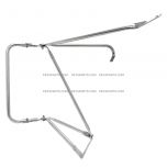 Door Mirror Mounting Bracket Arm Stainless Steel - Driver Side ( Compatible with CHEVROLET C5500 C6500 C7500 C8500 KODIAK & GMC C4500 C5500 C6500 C7500 C8500 TOPKICK 1990-2002 )