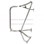 Door Mirror Mounting Bracket Arm Stainless Steel - Driver Side ( Fit: 1997 - 2023 Western Star Trucks 4700 4800 4900 4900E 4900EX 4900FA 5800 5900 6900 )