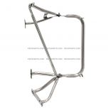 Door Mirror Mounting Bracket Arm Stainless Steel - Passenger Side ( Fit: 1997 - 2023 Western Star Trucks 4700 4800 4900 4900E 4900EX 4900FA 5800 5900 6900 )