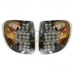 Corner Lamp LED 30 Diodes Clear/Amber- Driver and Passenger Side (Fit: International 9200 9400 5900 Truck)