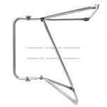 Door Mirror Bracket Stainless Steel - Driver Side ( Compatible with Ford L/LN/LT Series 1970-1998 LA Series 1996-1998 Sterling L7500/L8500/L9500 Series 1999-2010 Trucks )