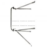 Stainless - Door Mirror Bracket Arm DOOR MOUNT - Driver Side (Fit: 1988-2010 Freightliner CLASSIC XL FLA FLB FLD112 FLD112SD FLD120 FLD120 CLASSIC FLD120SD )